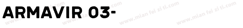 Armavir 03字体转换